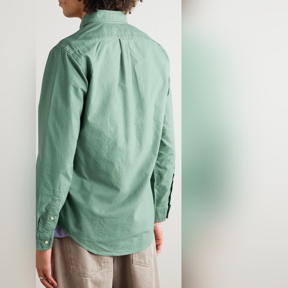 Polo Ralph Lauren Mint Green Button-down Shirt Large - Picture 3 of 12